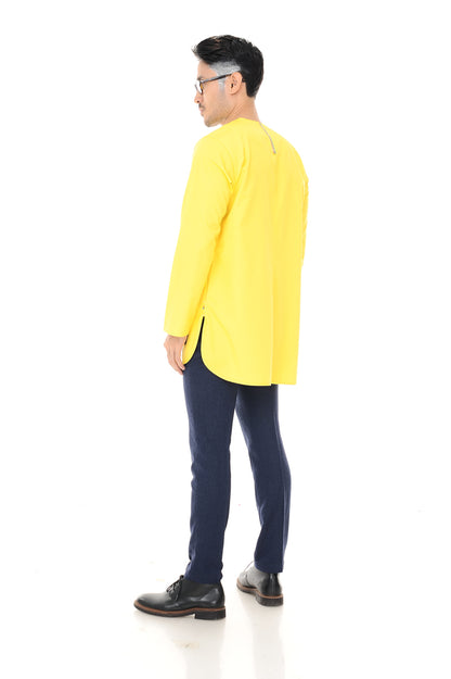 Kurta Idris Long Sleeve Yellow