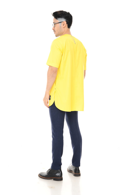 Kurta Idris Short Sleeve Yellow