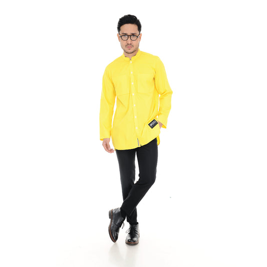 Kurta Raihan Long Sleeve Yellow