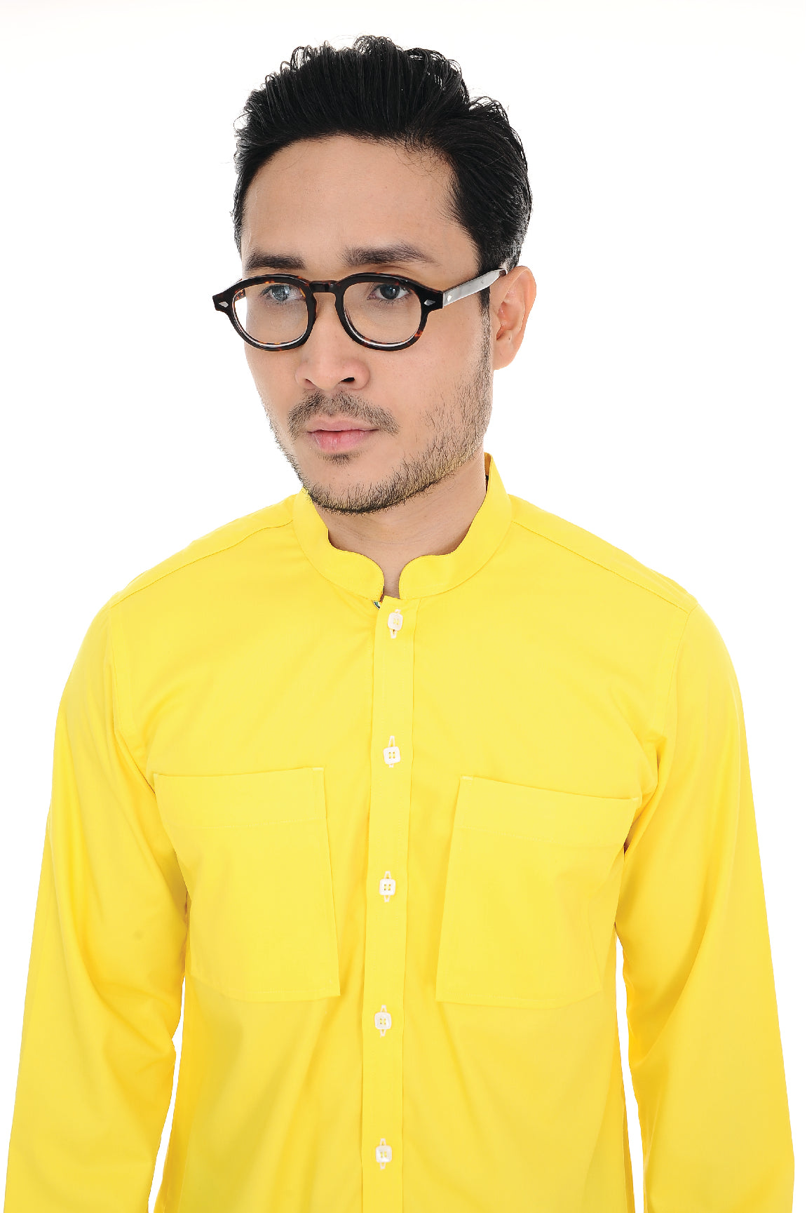 Kurta Raihan Long Sleeve Yellow
