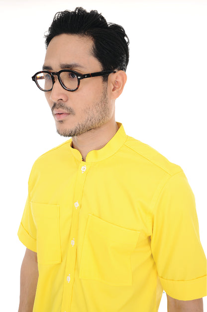 Kurta Raihan Short Sleeve Yellow