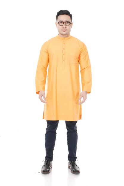 Kurta Tenun Pahang Orange