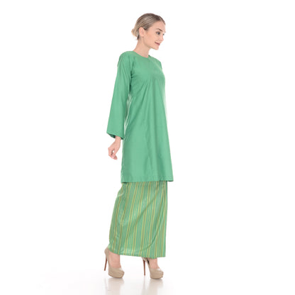Baju Kurung Pahang Tenun Cotton Green