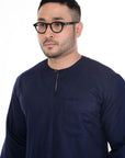 KURTA CLASSIC V.2B NAVY BLUE