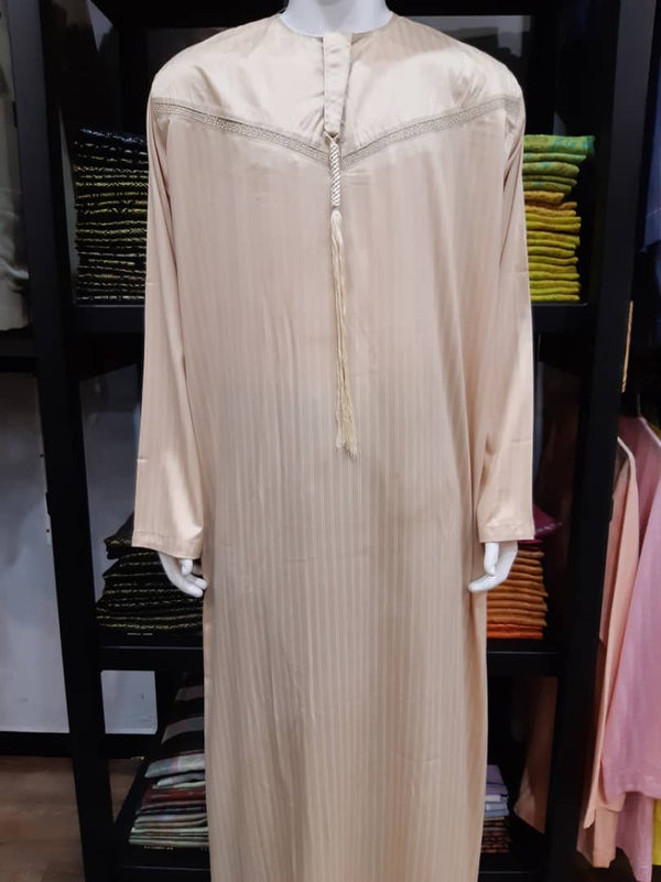 JUBAH YAMMAN SOFT BROWN – BMO 1980