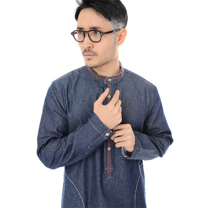 Kurta Shirt Denim Long Sleeve